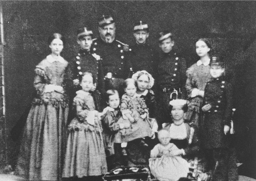 Famille royale des Deux-Siciles vers 1857